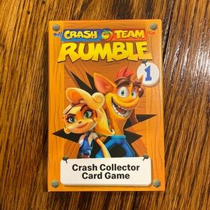 2023 McDonald’s Crash Bandicoot Happy Meal Toy - #1 Crash Collector Card Game